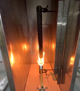 Customized 3 Core High Voltage Cable Flame test